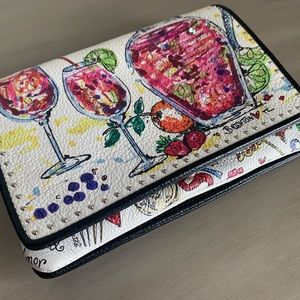 Brighton Leather Clutch with Removable Strap